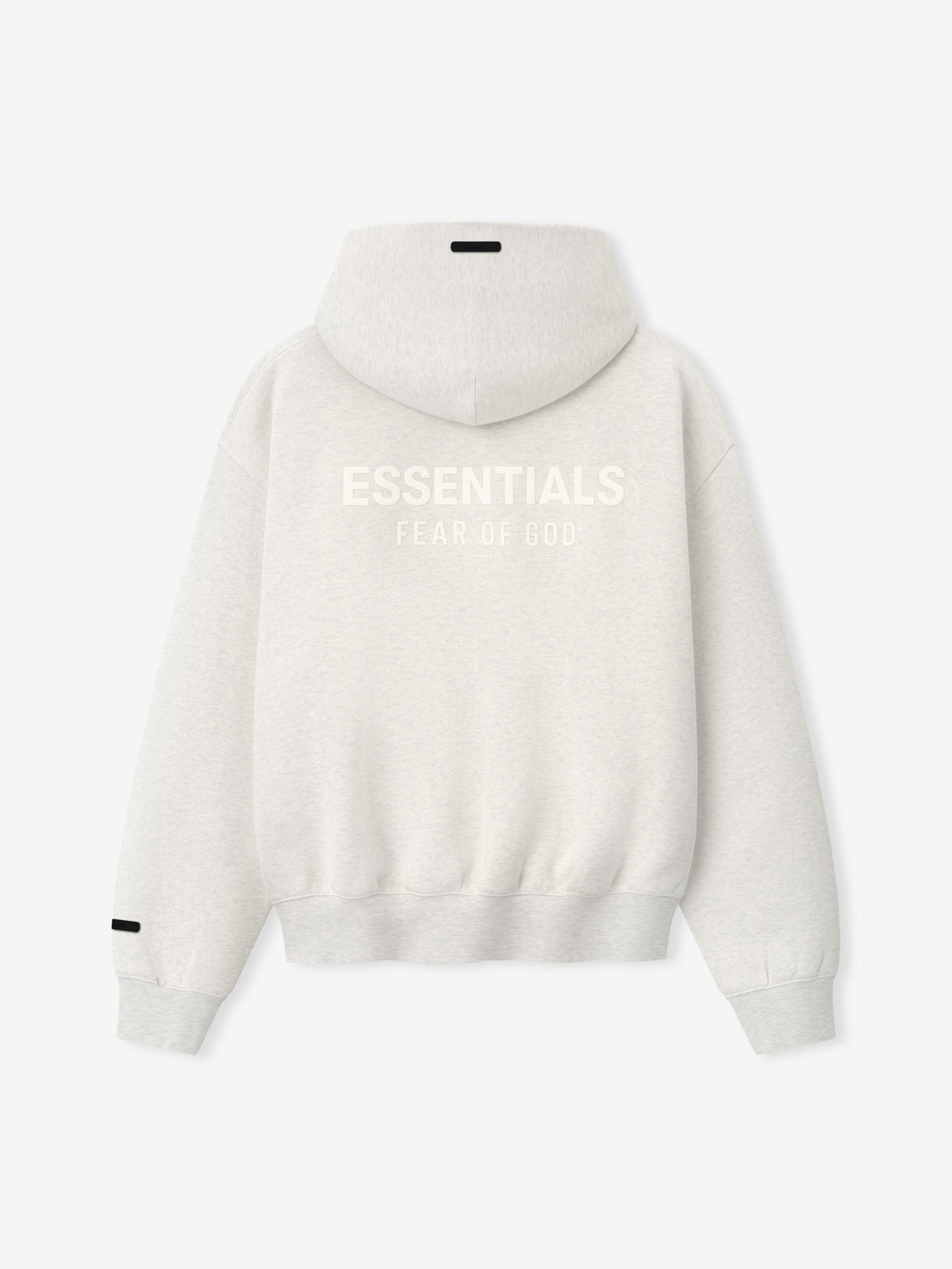 Fear of God Essentials FW26 Classic Back Logo Hoodie Oatmeal Heather - Im Your Wardrobe