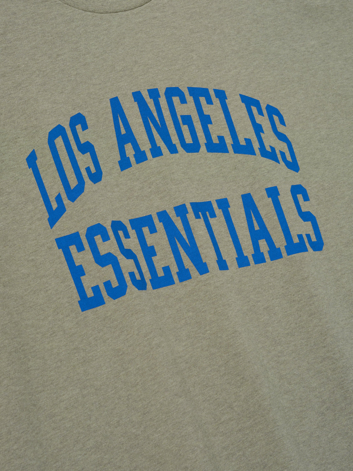 Fear of God Essentials Chargers Merch Tee Seal Heather