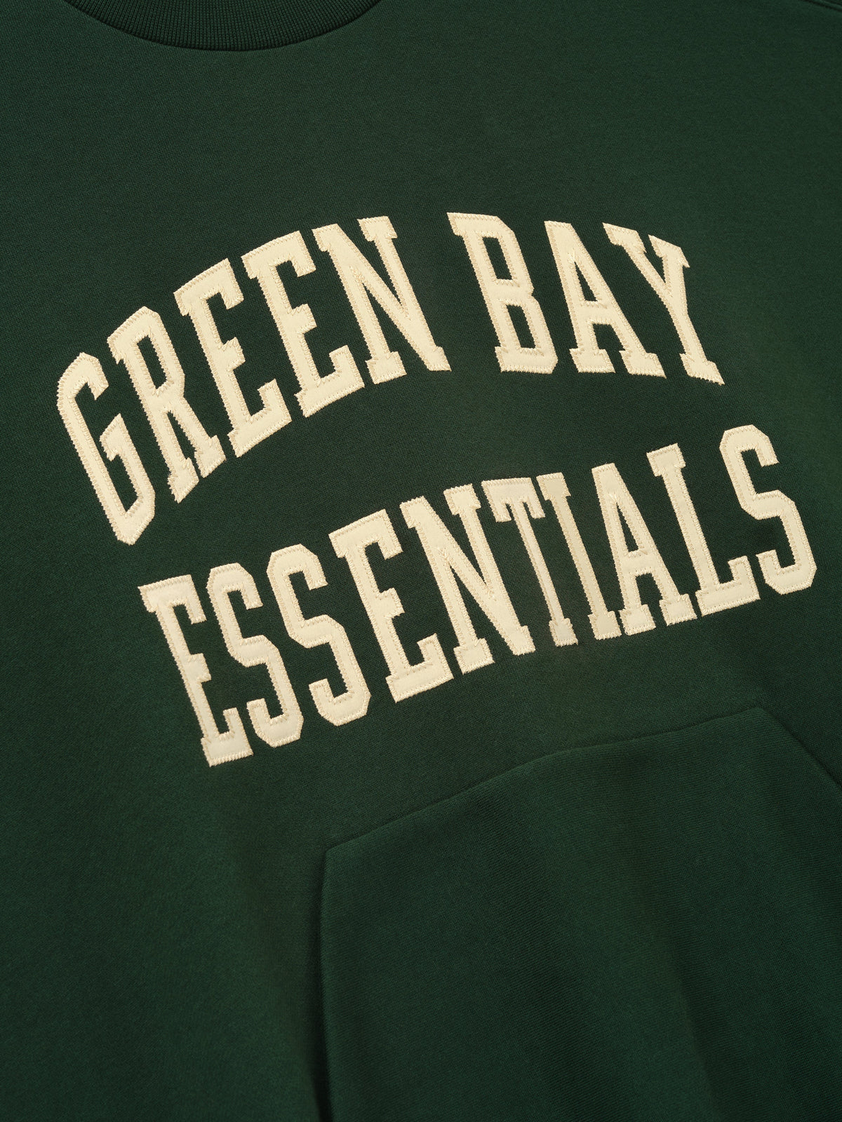 Fear of God Essentials Packers 90s Relaxed Crewneck Forest