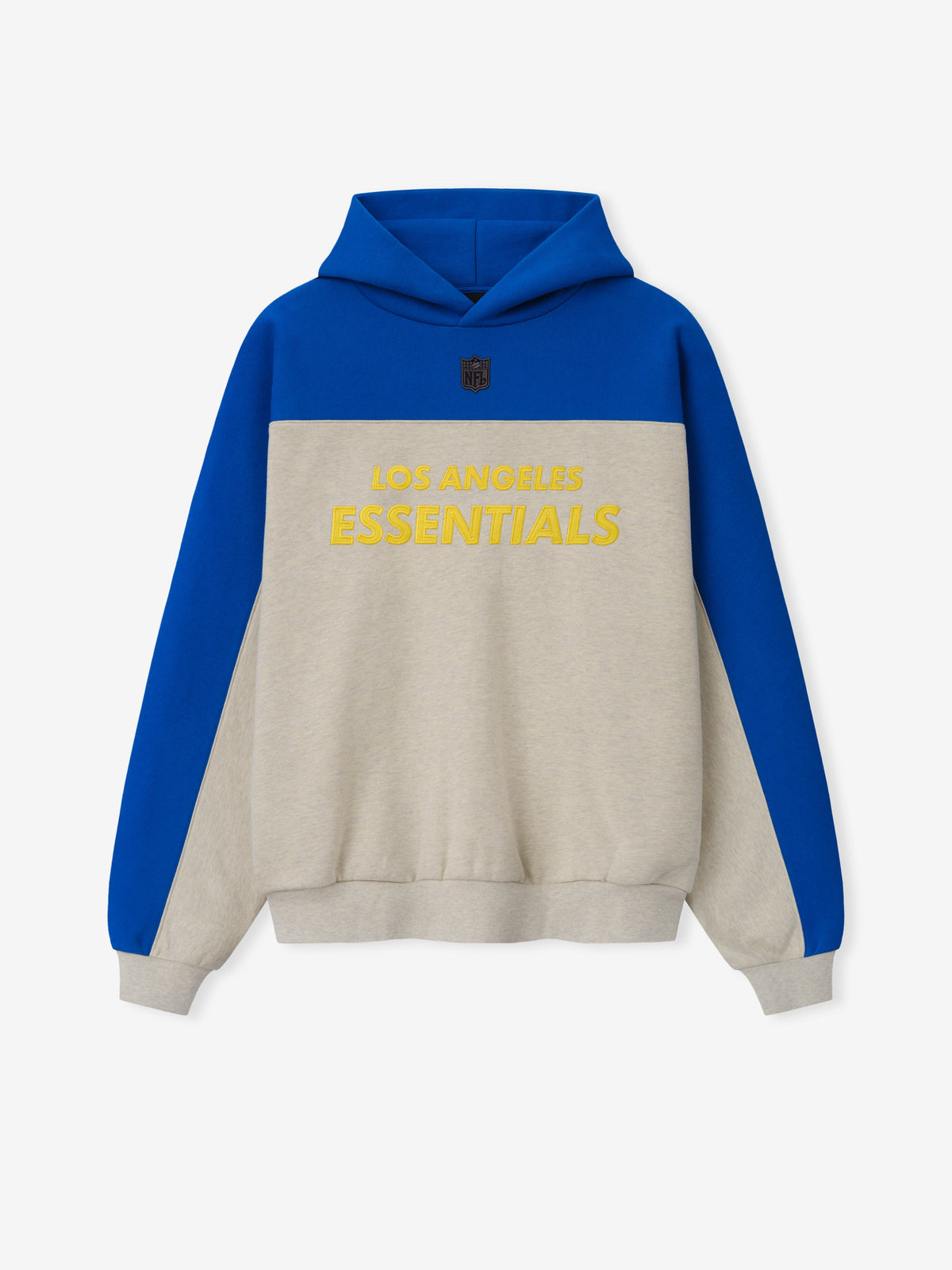 Fear of God Essentials Rams 90s Relaxed Hoodie Vanilla Heather