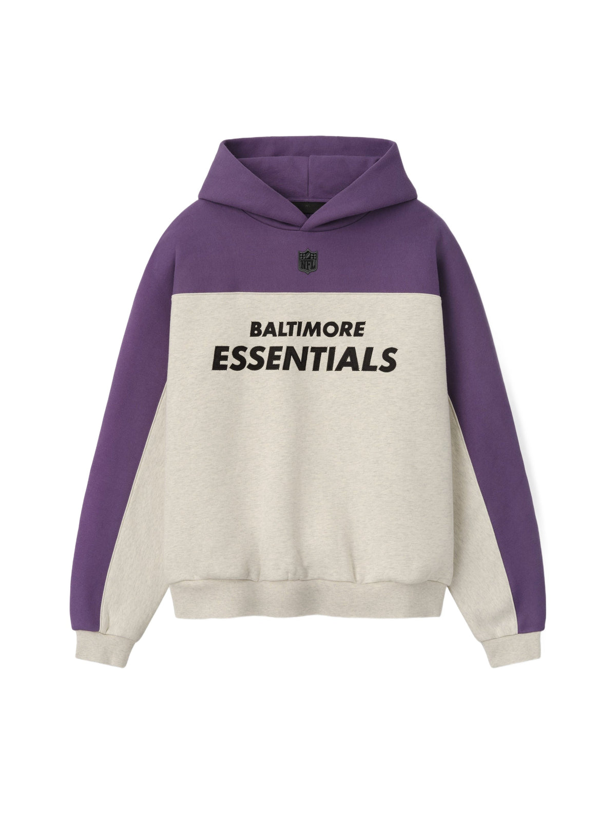 Fear of God Essentials Ravens 90s Relaxed Hoodie Marble Heather