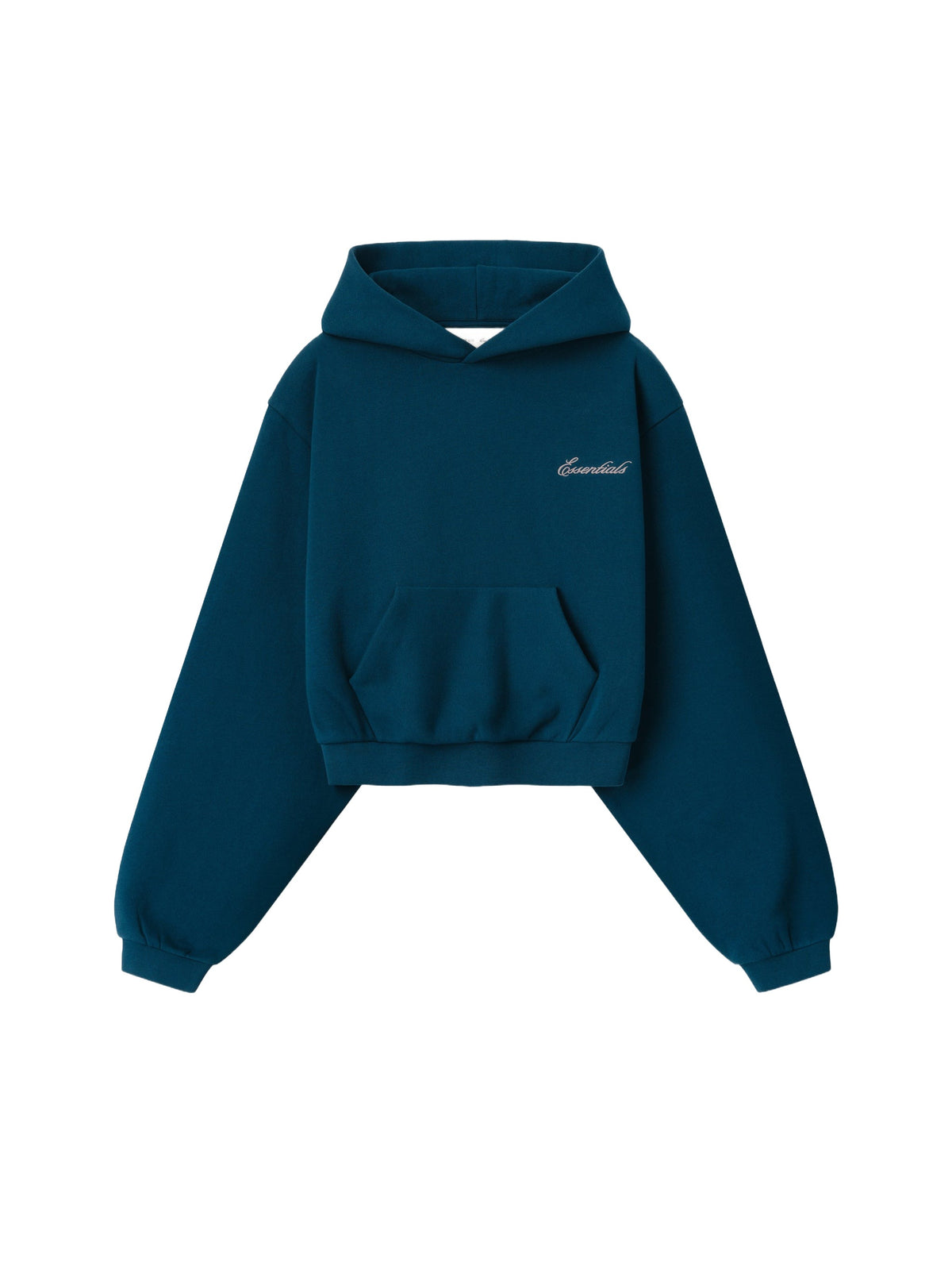 Fear of God Essentials Women's Modern Cropped Hoodie Night Sea