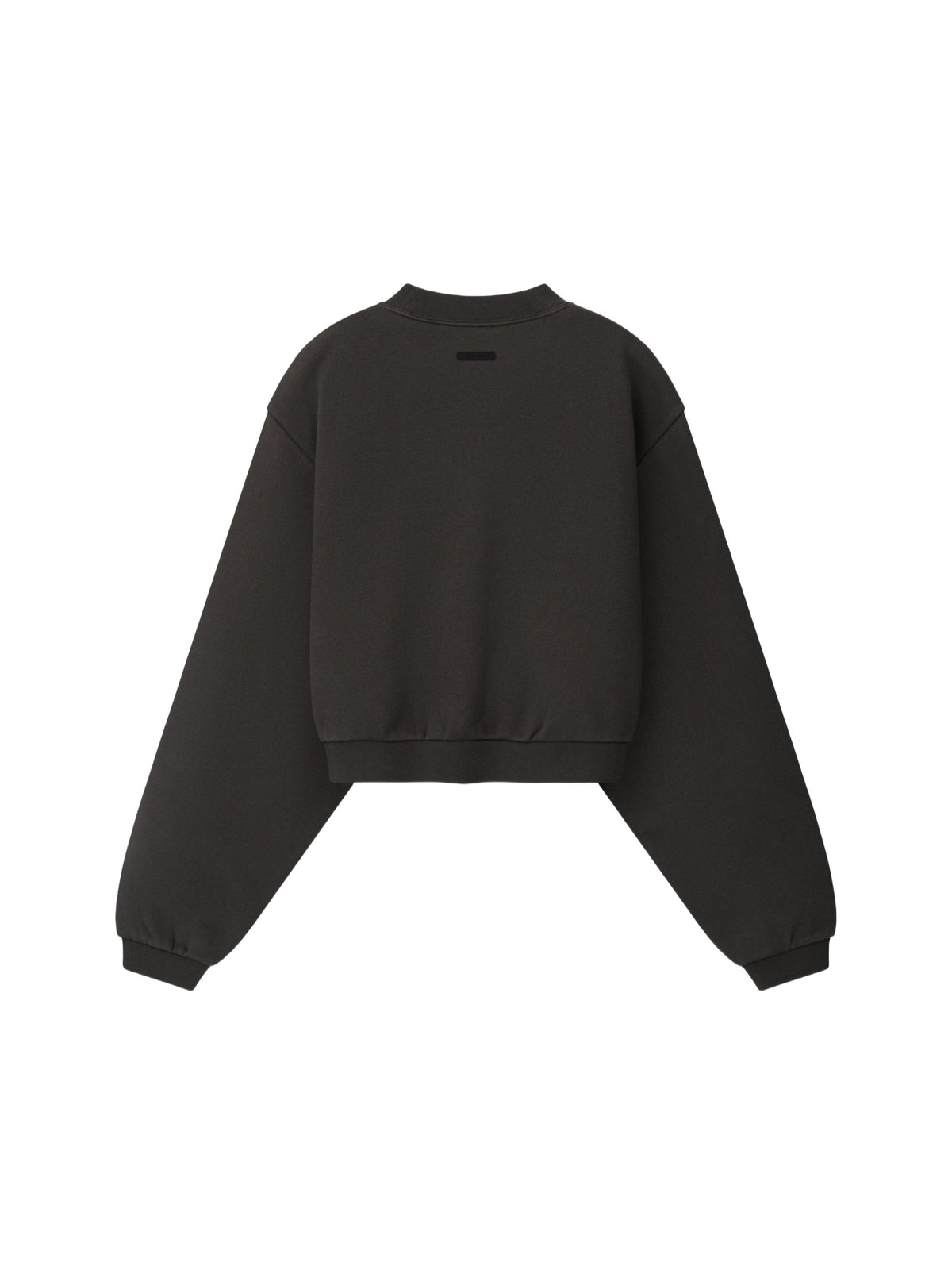 Fear of God Essentials Women's Modern Cropped Crewneck Sweatshirt Ink Black
