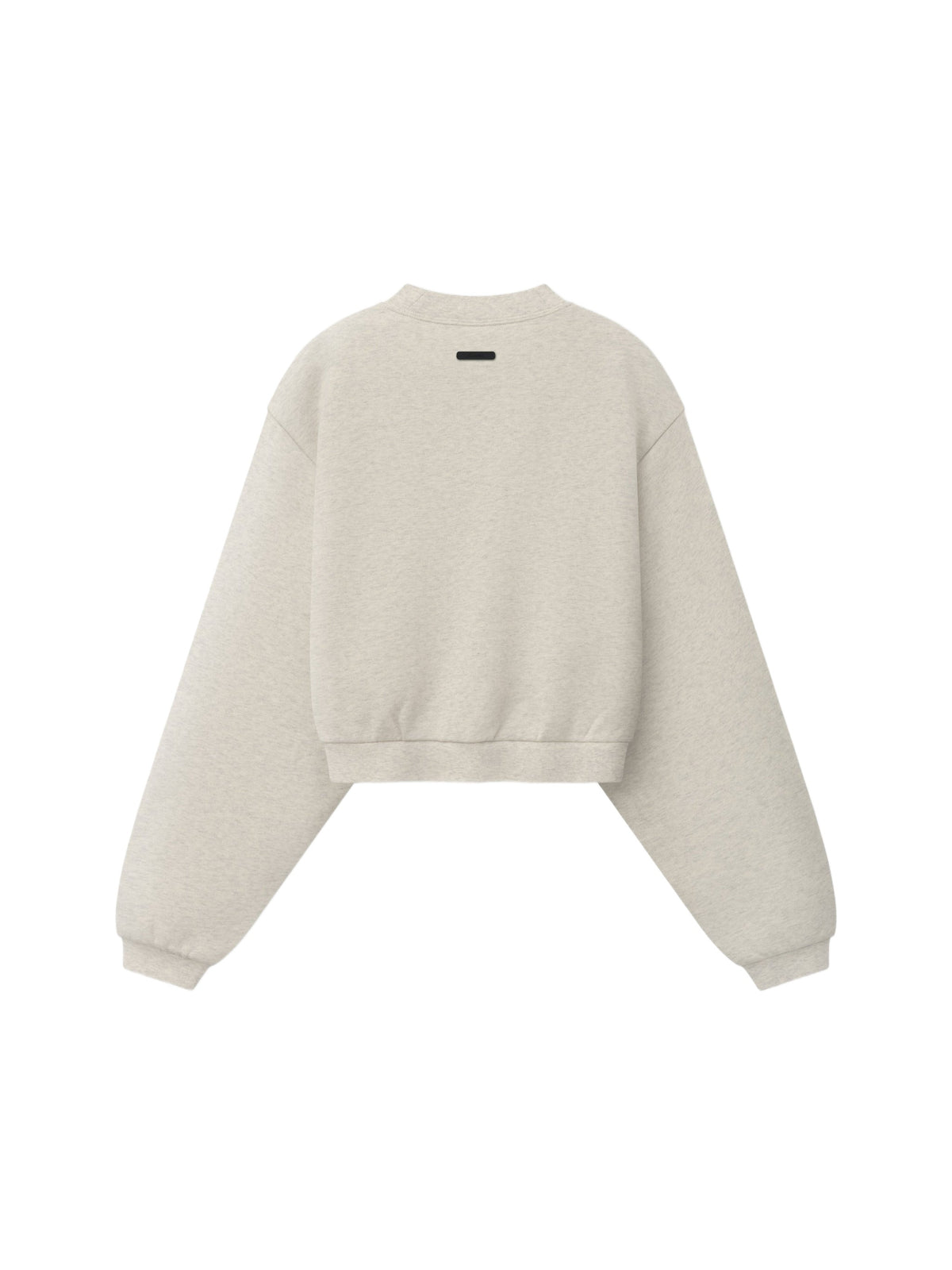Fear of God Essentials Women's Modern Cropped Crewneck Sweatshirt Marble Heather