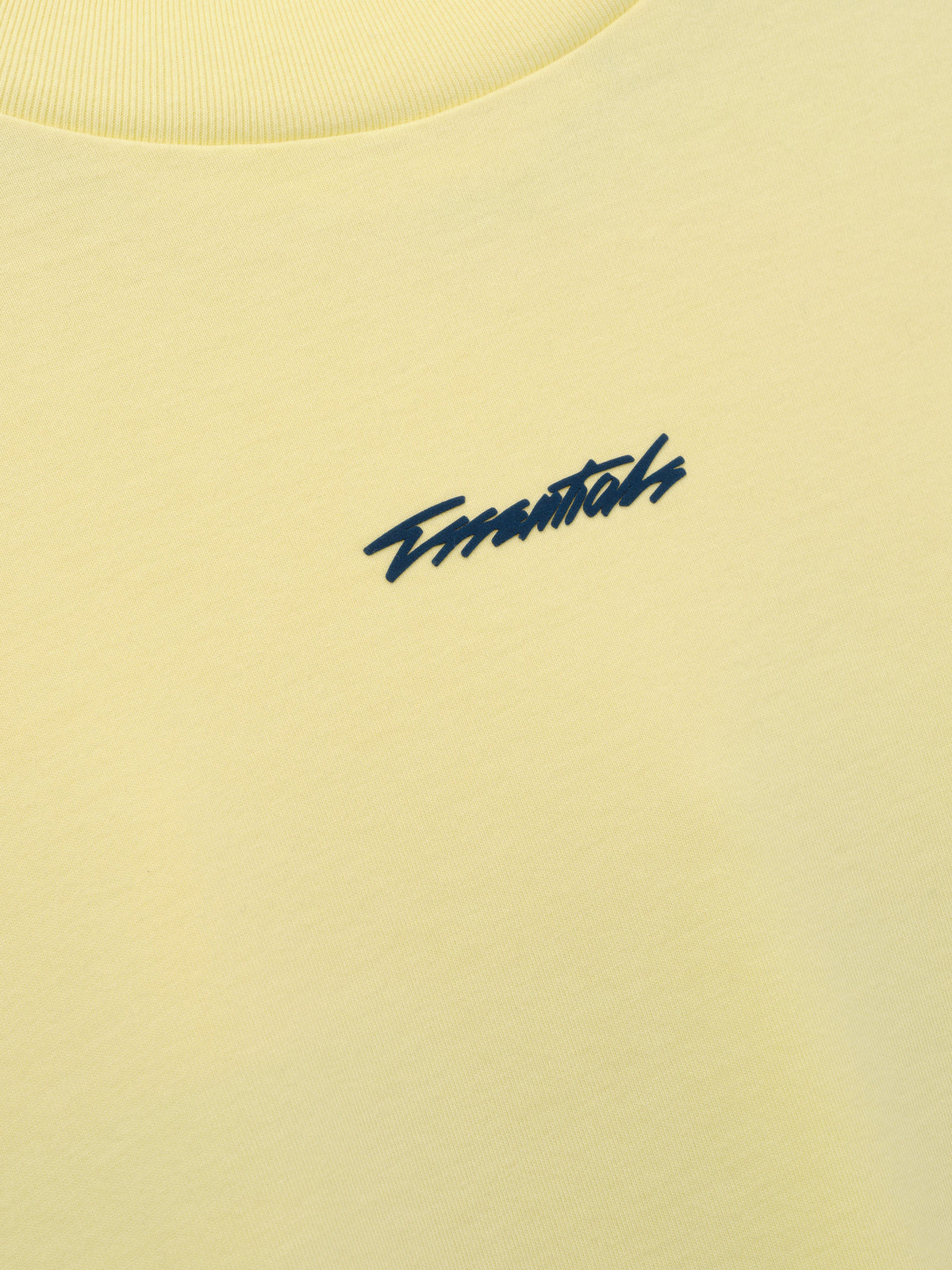 Fear of God Essentials Panelled Modern Long Sleeve Tee Washed Sulphur