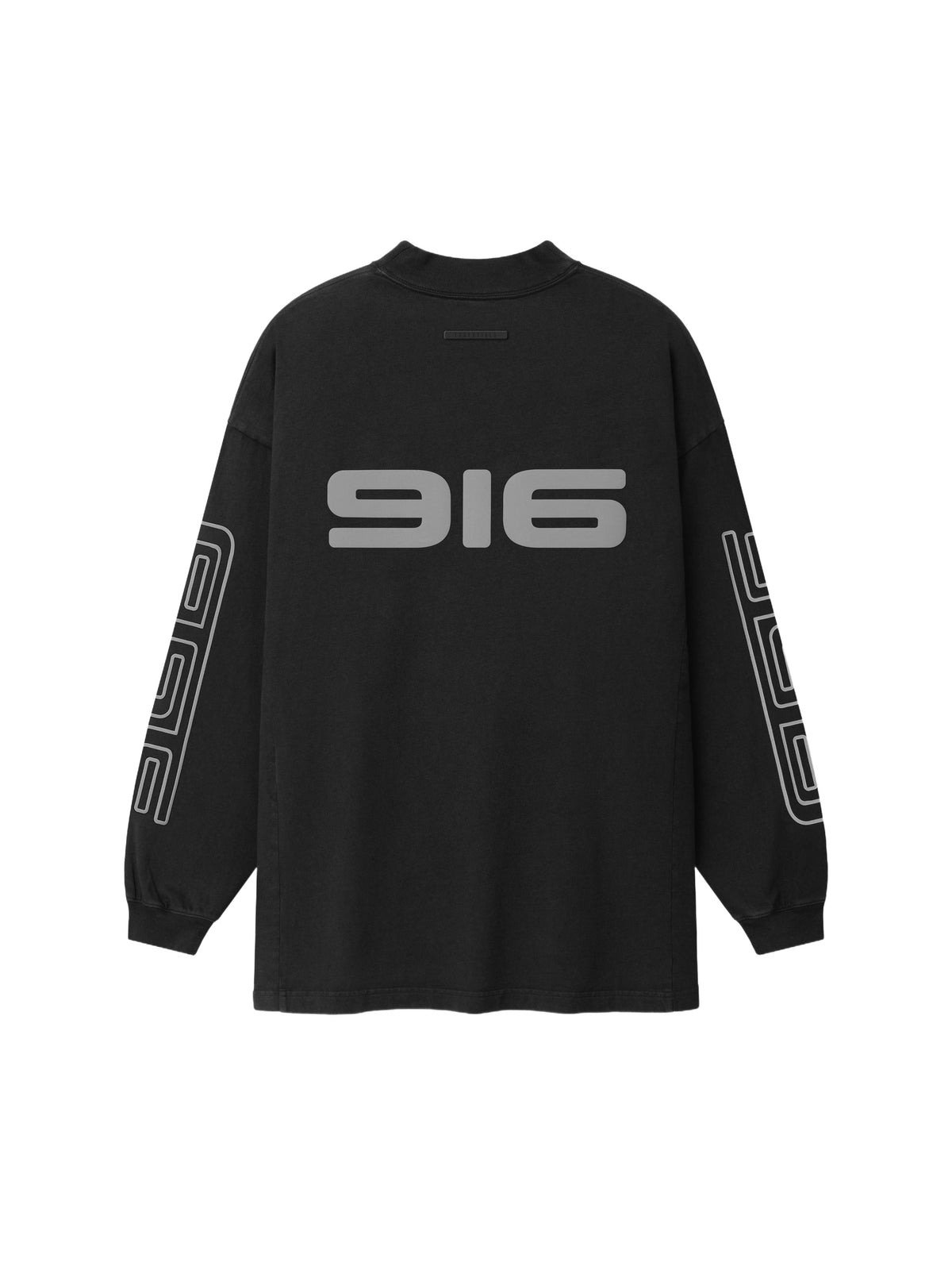 Fear of God Essentials Panelled Modern Long Sleeve Tee Washed Vintage Black