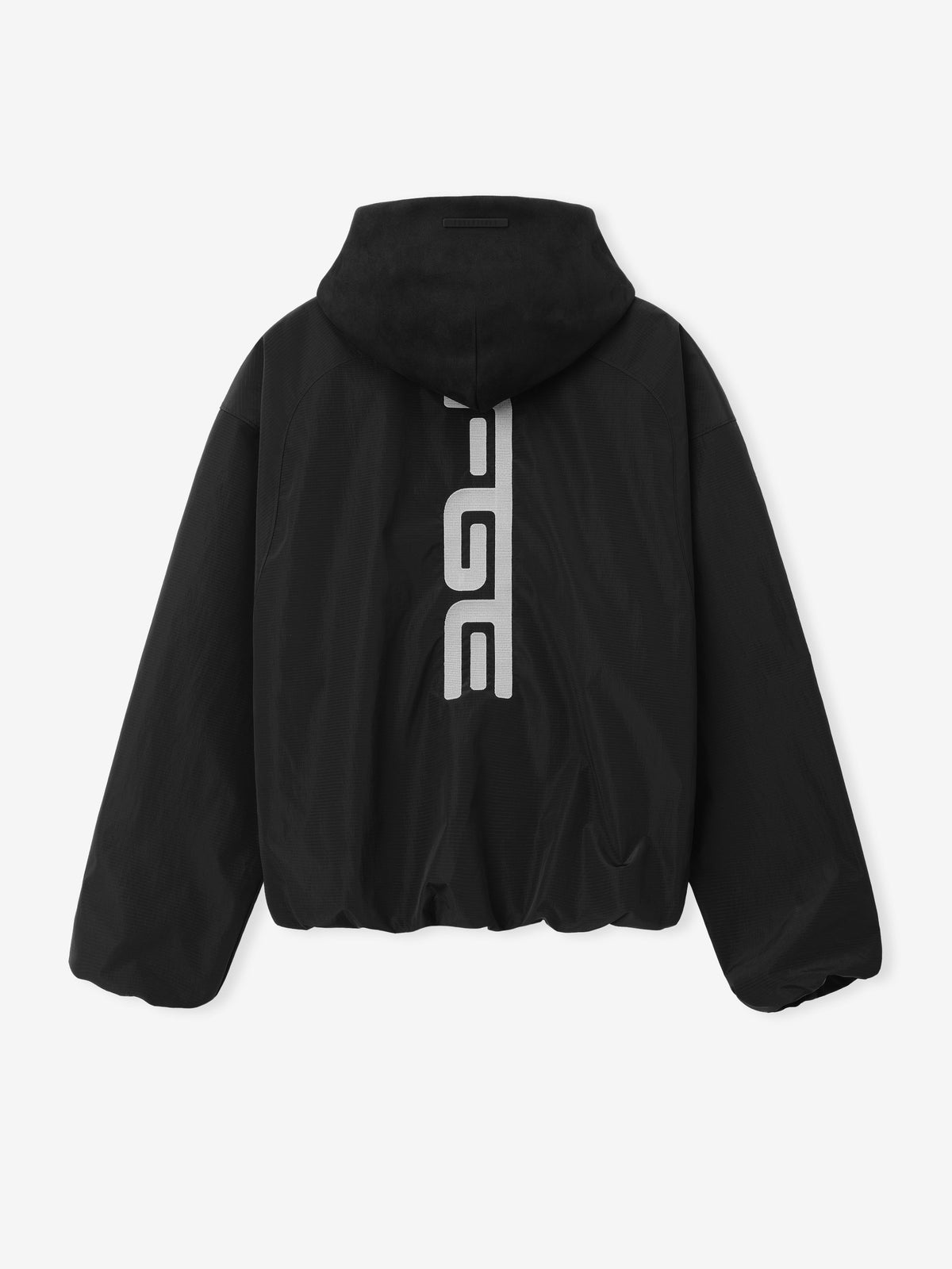 Fear of God Essentials Ripstop Moto Half Zip Jacket Black