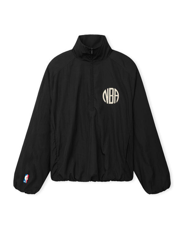 Fear of God Essentials NBA 1/2 Zip Slim Monogram Jacket Black