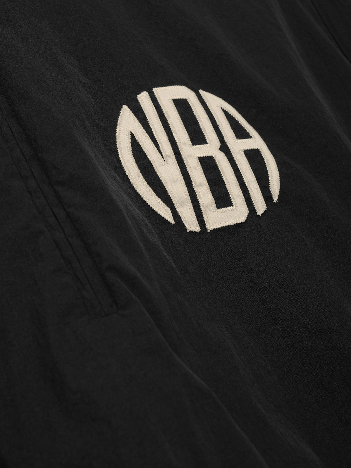 Fear of God Essentials NBA 1/2 Zip Slim Monogram Jacket Black