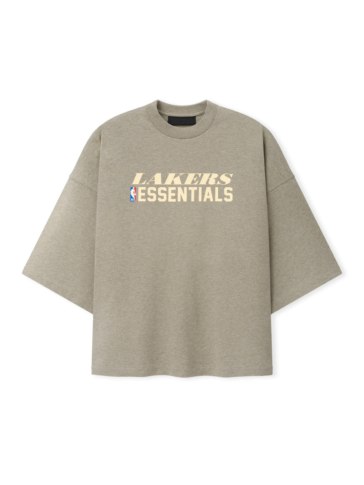 Fear of God Essentials Lakers Merch Tee Seal Heather