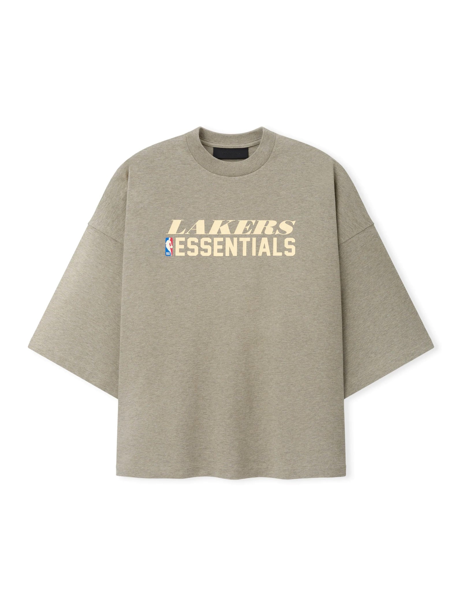 Fear of God Essentials Lakers Merch Tee Seal Heather