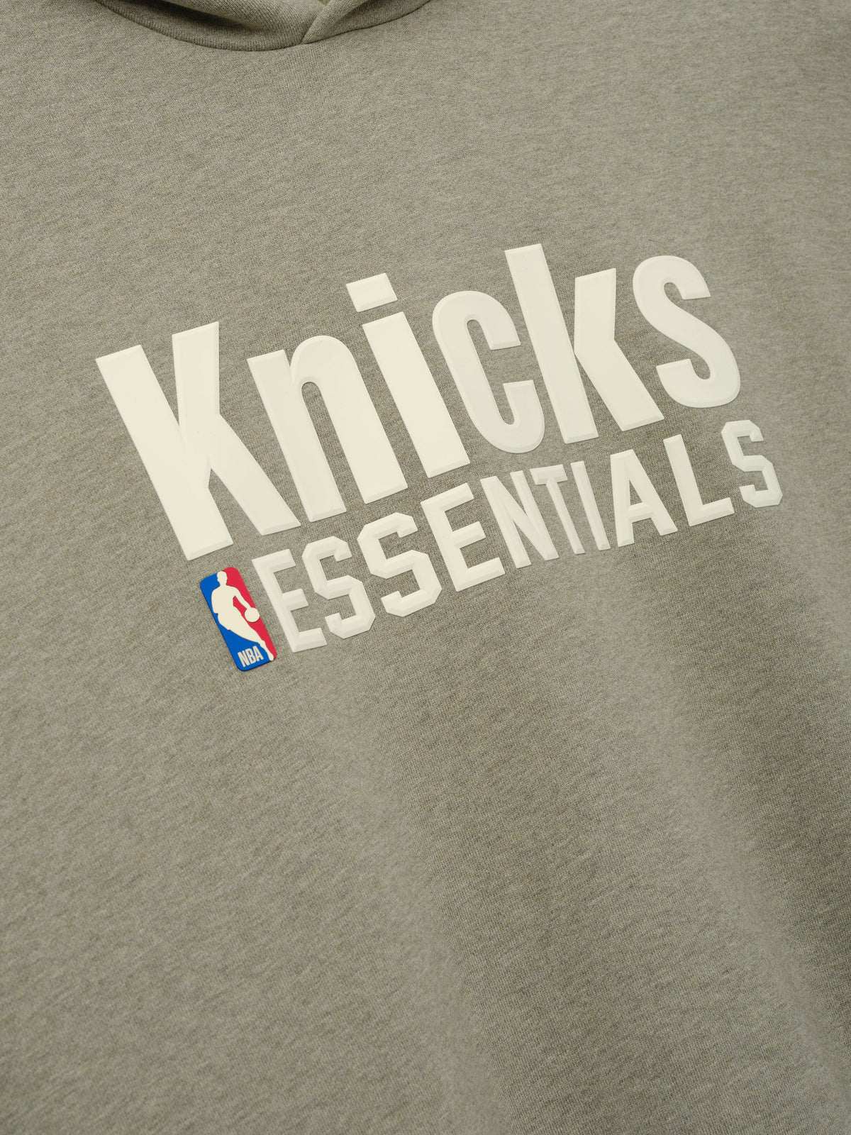 Fear of God Essentials Knicks 90s Relaxed Hoodie Seal Heather