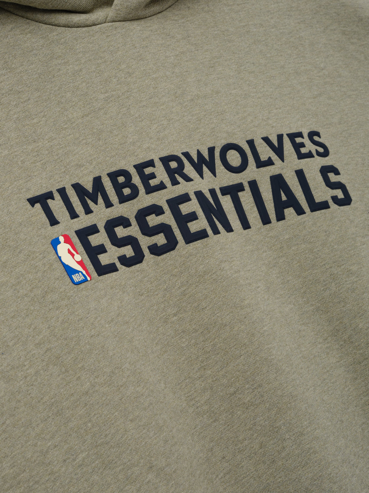Fear of God Essentials Timberwolves 90s Relaxed Hoodie Seal Heather