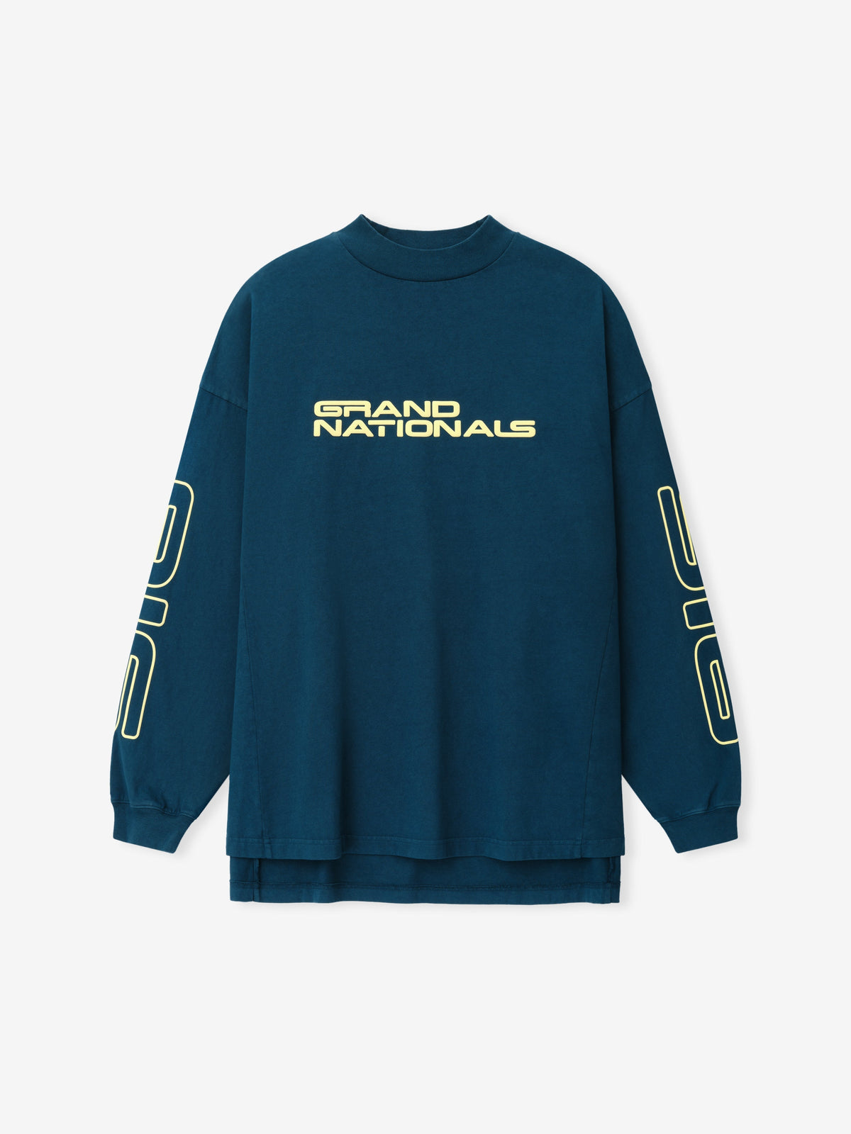 Fear of God Essentials Panelled Modern Longsleeve Tee Washed Night Sea