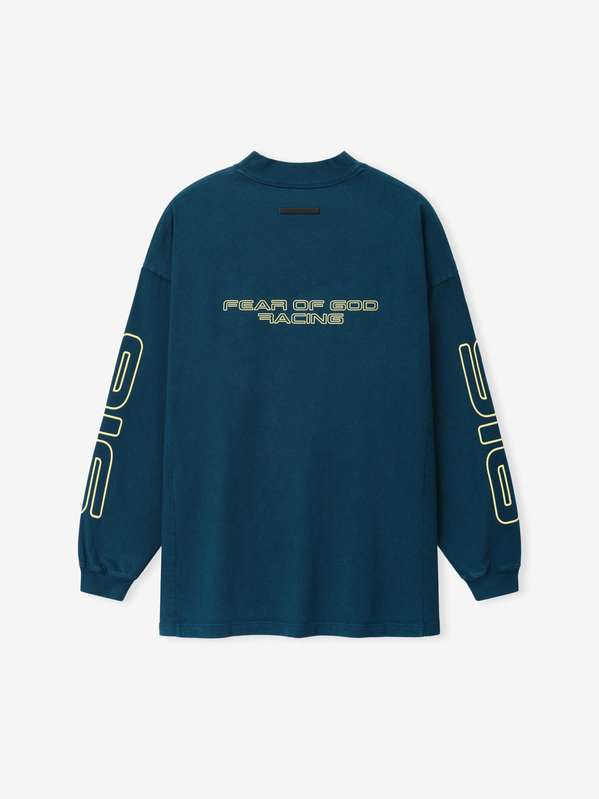 Fear of God Essentials Panelled Modern Longsleeve Tee Washed Night Sea