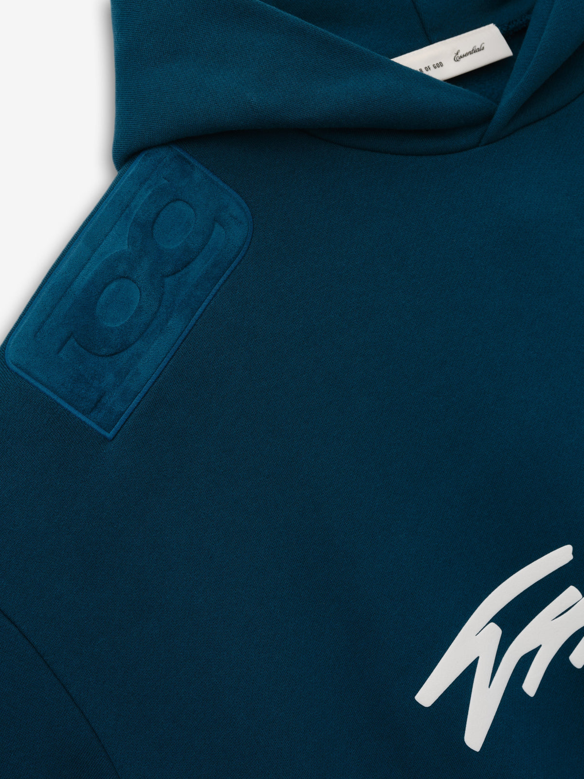 Fear of God Essentials Classic Raglan Hoodie Night Sea