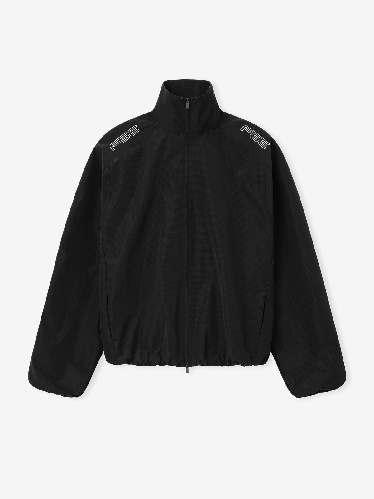 Fear of God Essentials Ripstop Modern Moto Track Jacket Black
