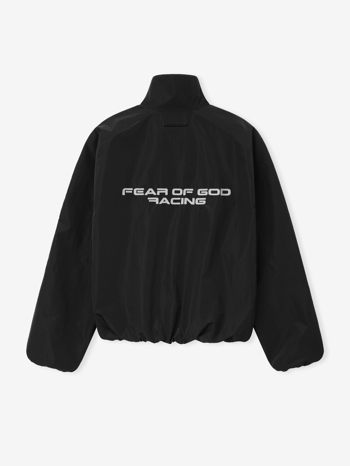 Fear of God Essentials Ripstop Modern Moto Track Jacket Black