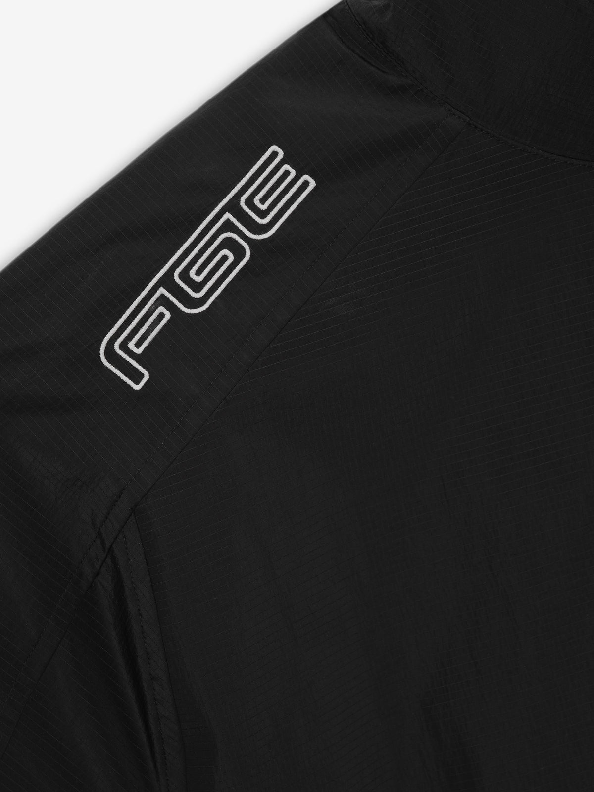 Fear of God Essentials Ripstop Modern Moto Track Jacket Black