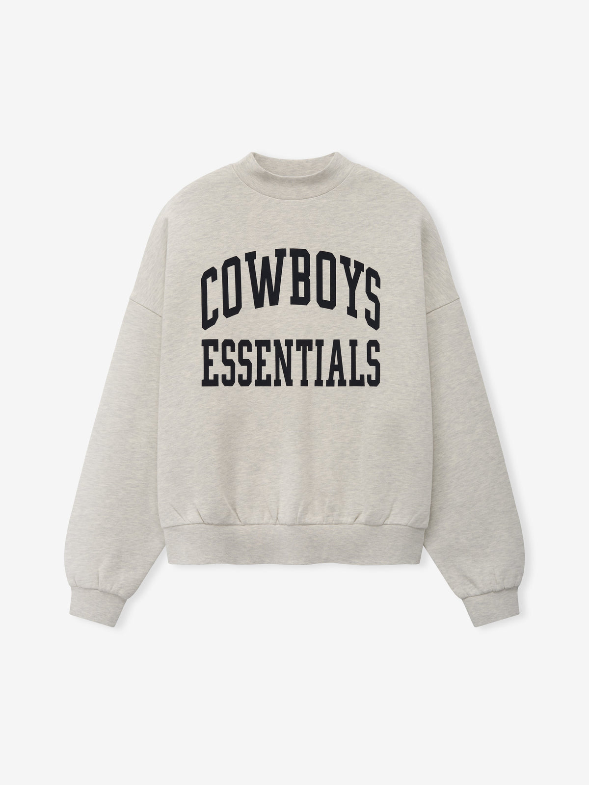 Fear of God Essentials Dallas Cowboys Training Camp Crewneck Boxy Fit Light Heather - Im Your Wardrobe