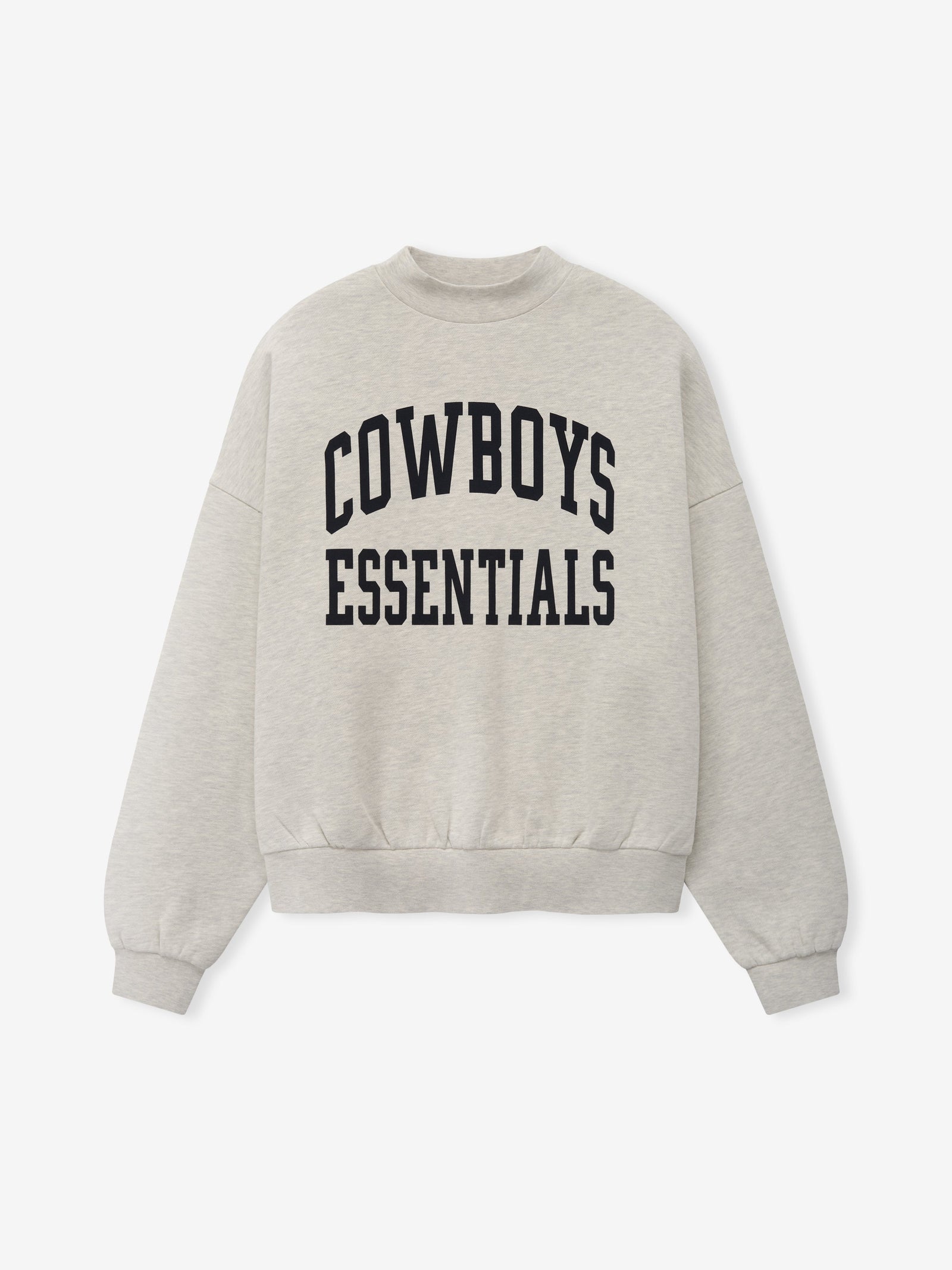 Fear of God Essentials Dallas Cowboys Training Camp Crewneck Boxy Fit Light Heather