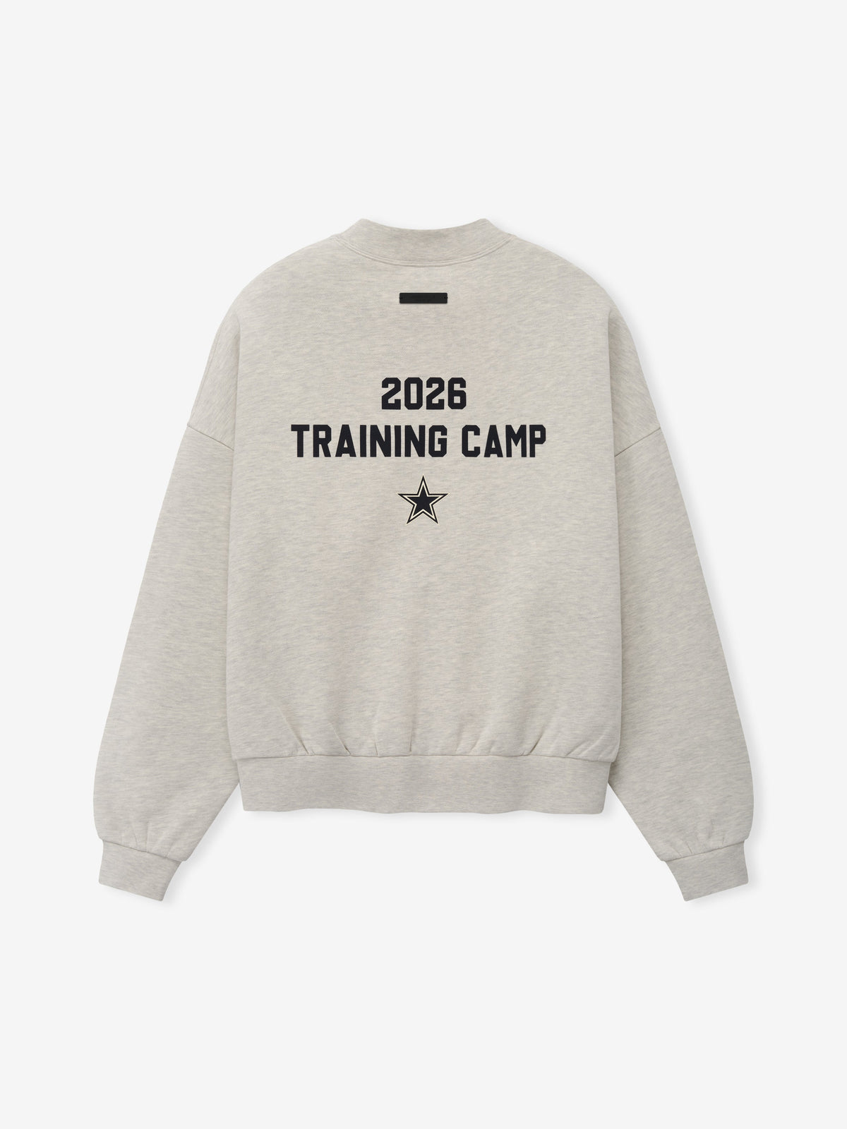 Fear of God Essentials Dallas Cowboys Training Camp Crewneck Boxy Fit Light Heather - Im Your Wardrobe