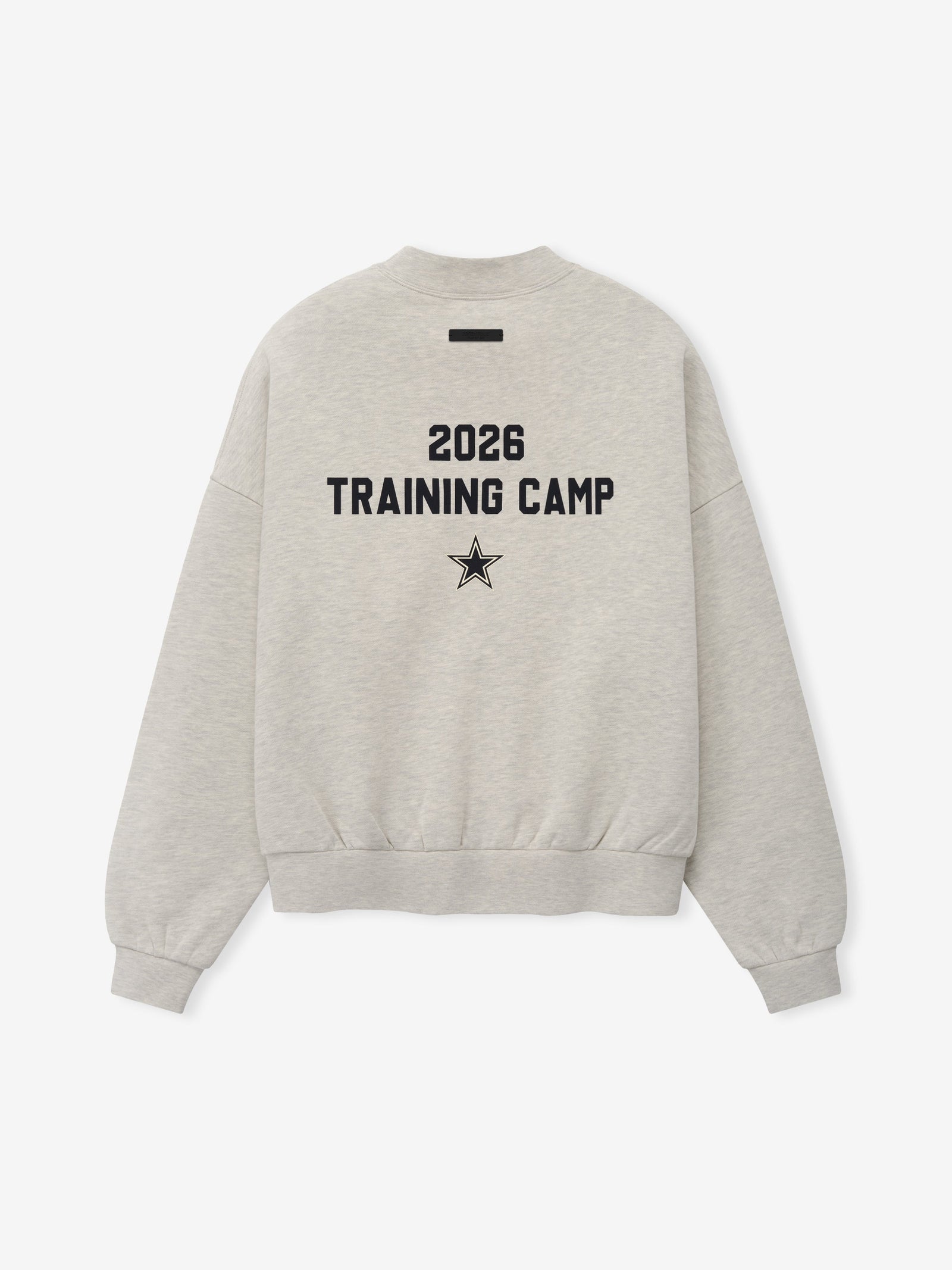 Fear of God Essentials Dallas Cowboys Training Camp Crewneck Boxy Fit Light Heather