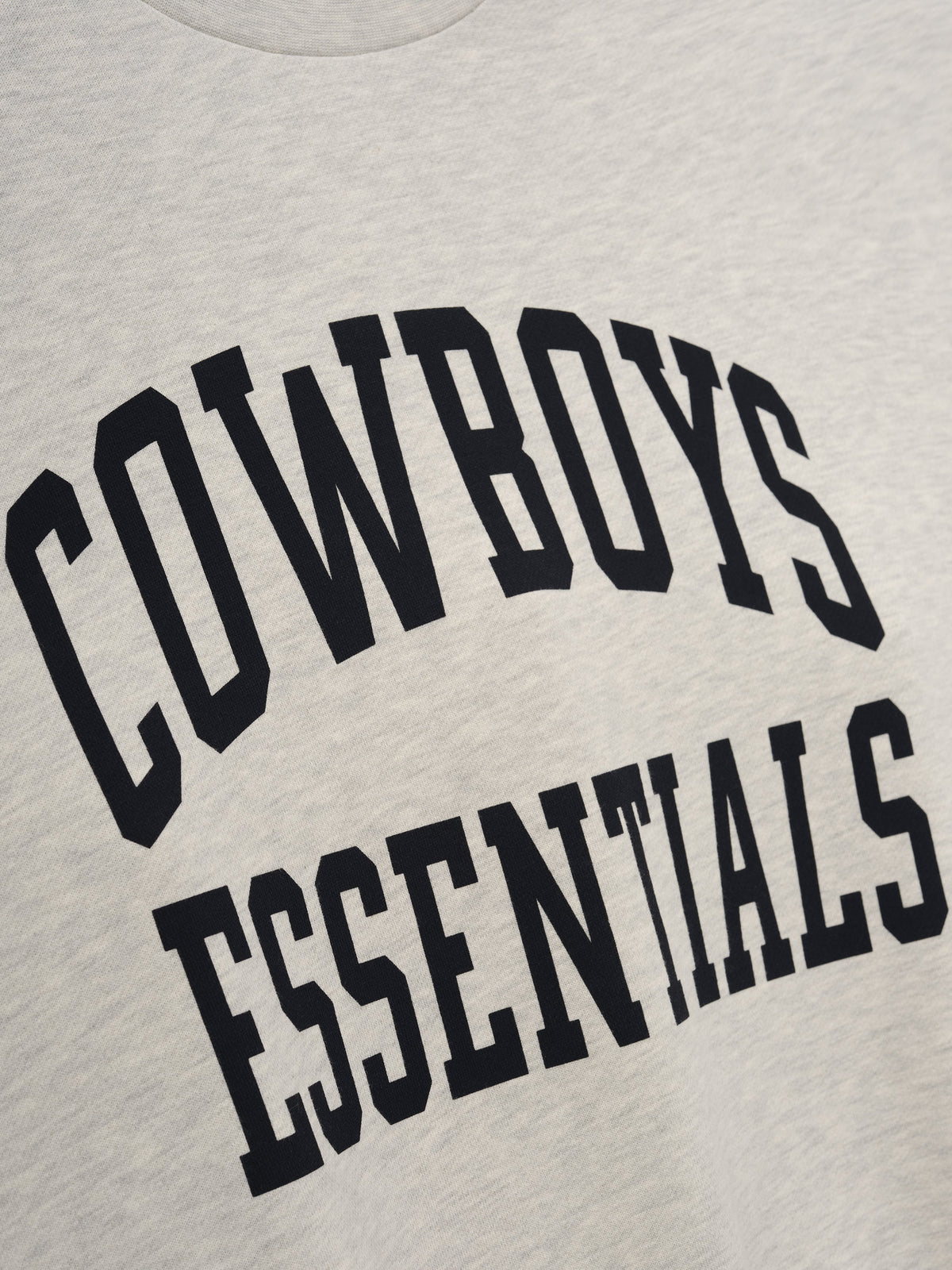 Fear of God Essentials Dallas Cowboys Training Camp Crewneck Boxy Fit Light Heather - Im Your Wardrobe