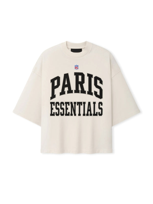 Fear of God Essentials NFL Paris Merch Tee Ivory