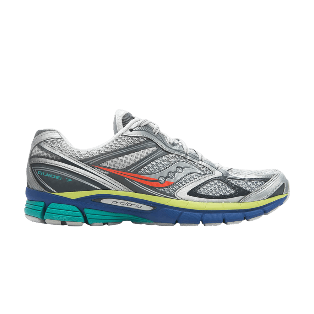 Saucony ProGrid Guide 7 Silver Blue Red