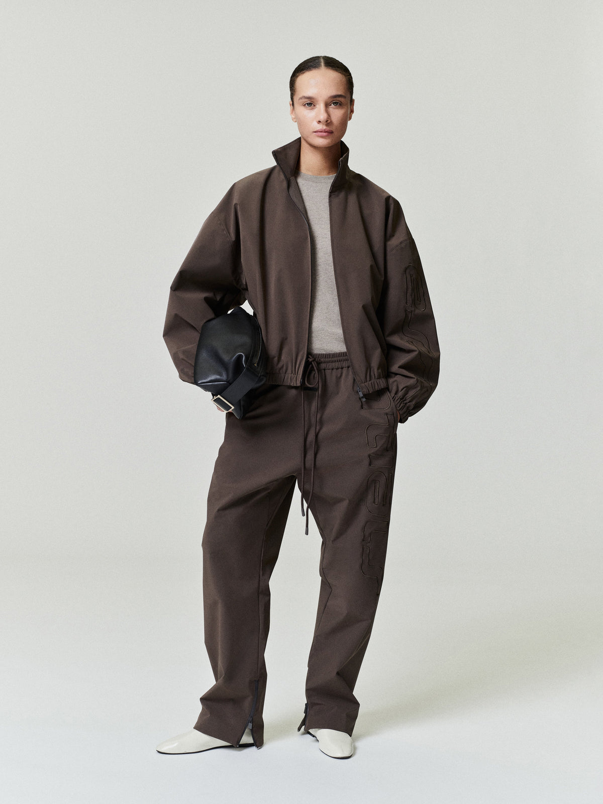 Fear of God Essentials Women's Active Trace Track Pant Brown