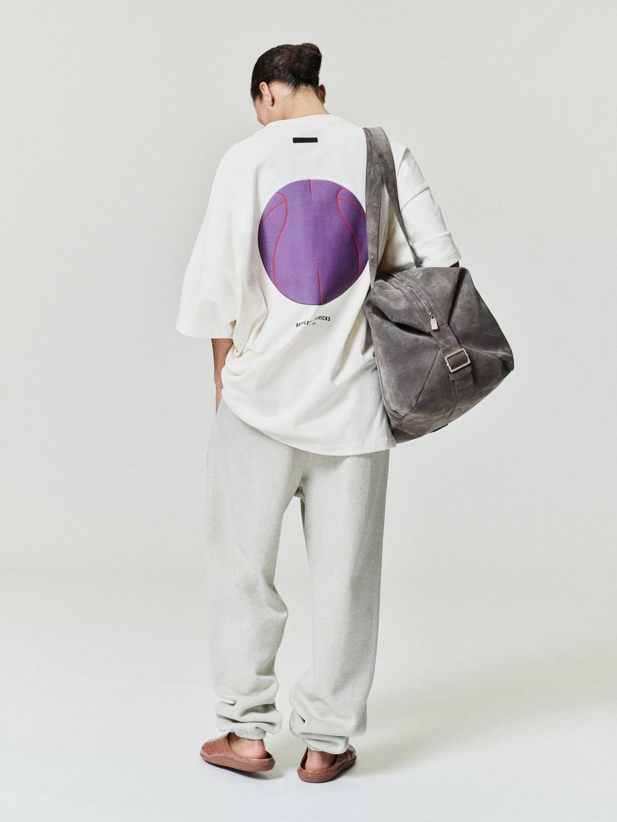 Fear of God Essentials NBA X Barkley Hendricks Classic Sweatpant Heather Stone - Im Your Wardrobe