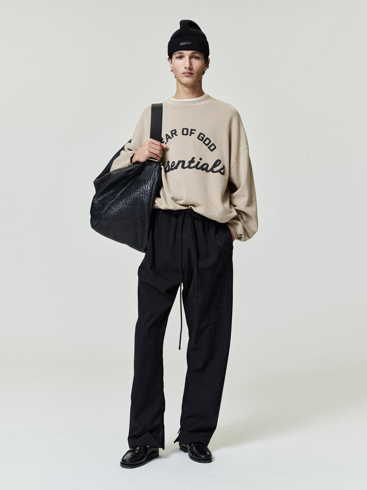 Fear of God Essentials Training 90s Crewneck Sweatshirt Faded Dune - Im Your Wardrobe
