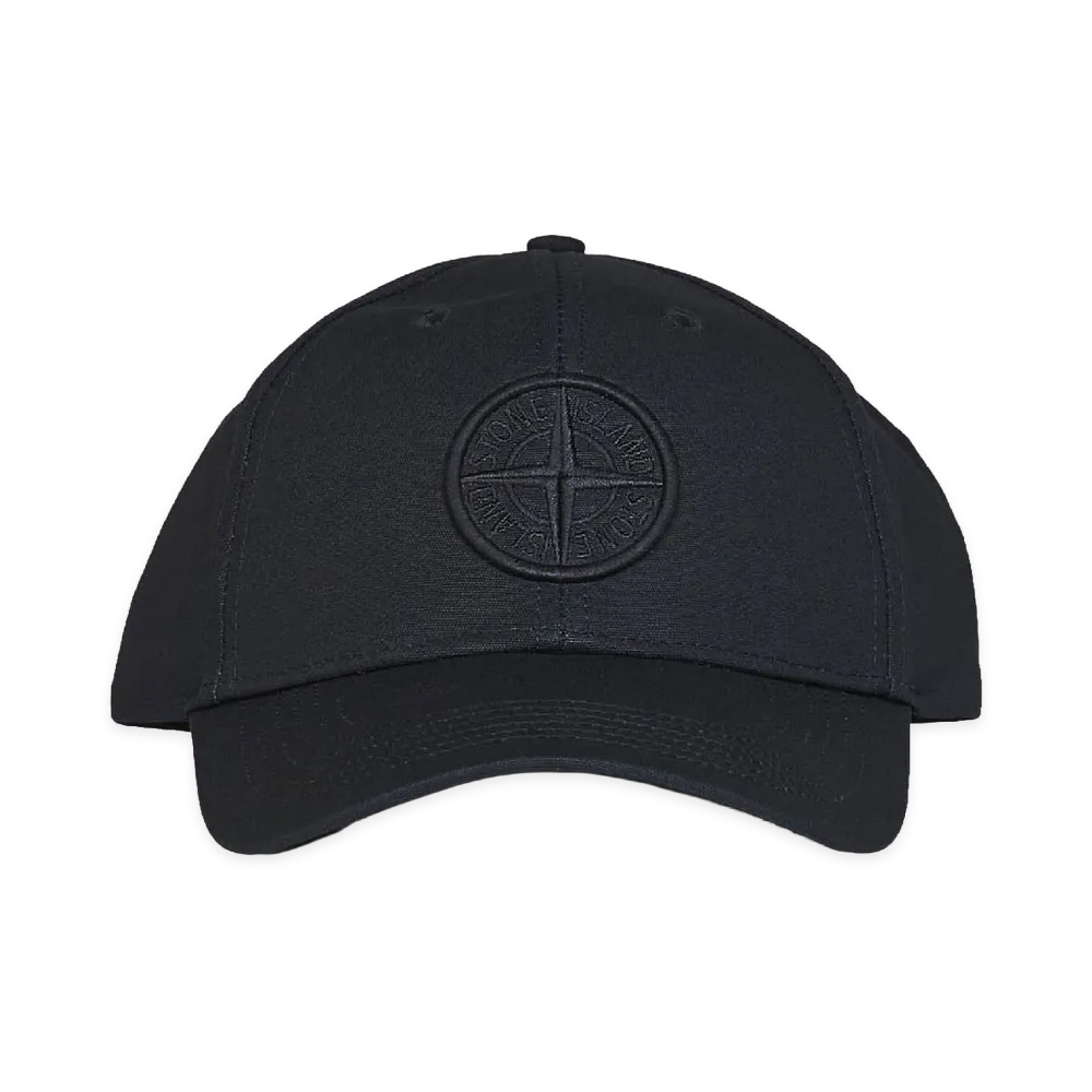 Stone Island Compass Logo Cap Black