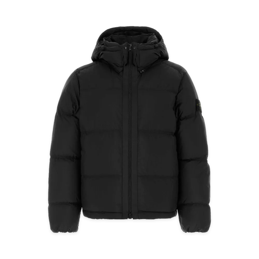 Stone Island 6.6 Ripstop Nylon Cordura Down Jacket Black