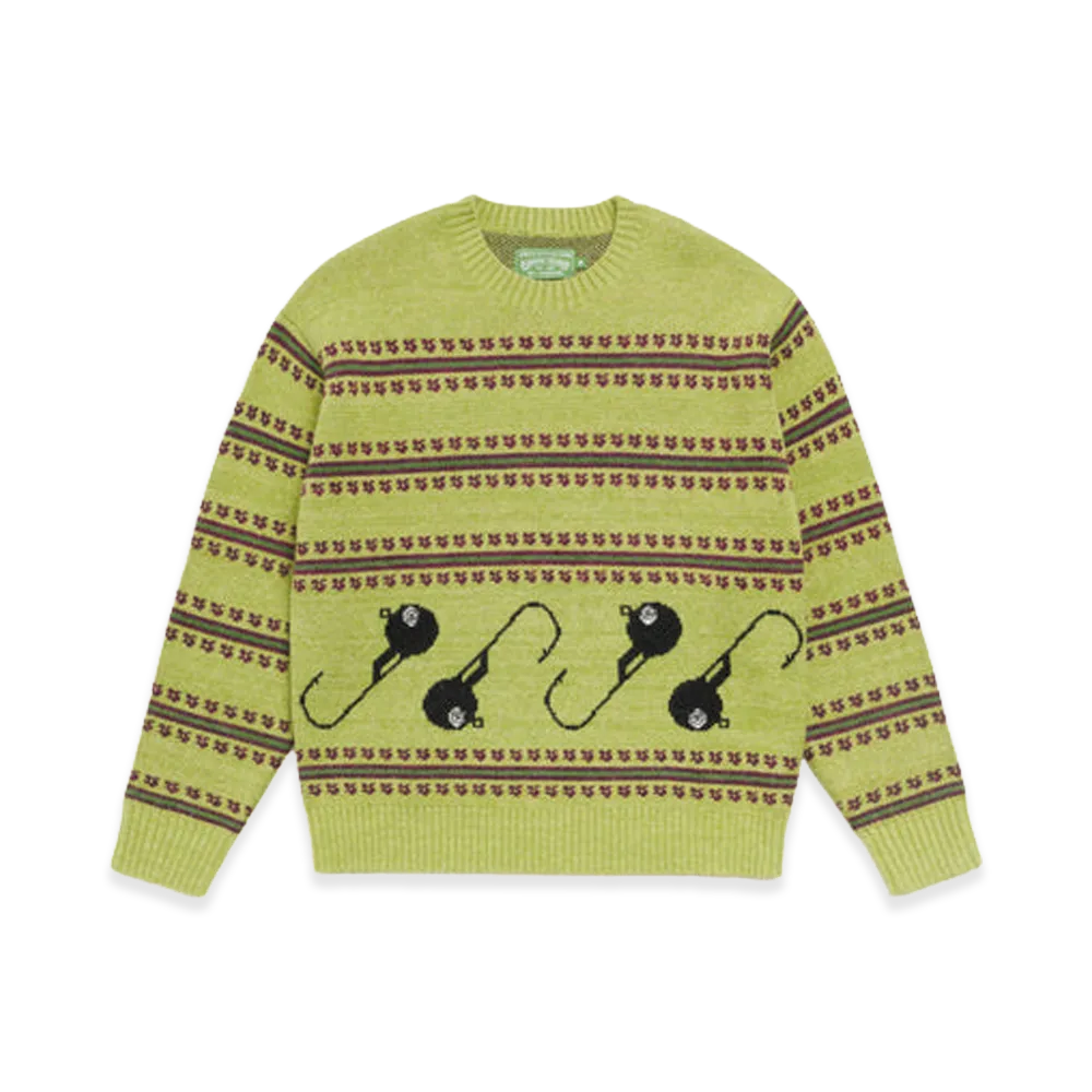 Stussy x Denim Tears Knit Sweater Green
