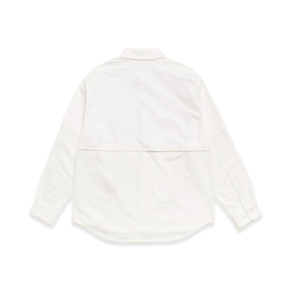 Stussy x Denim Tears Fishing Button Up Shirt White