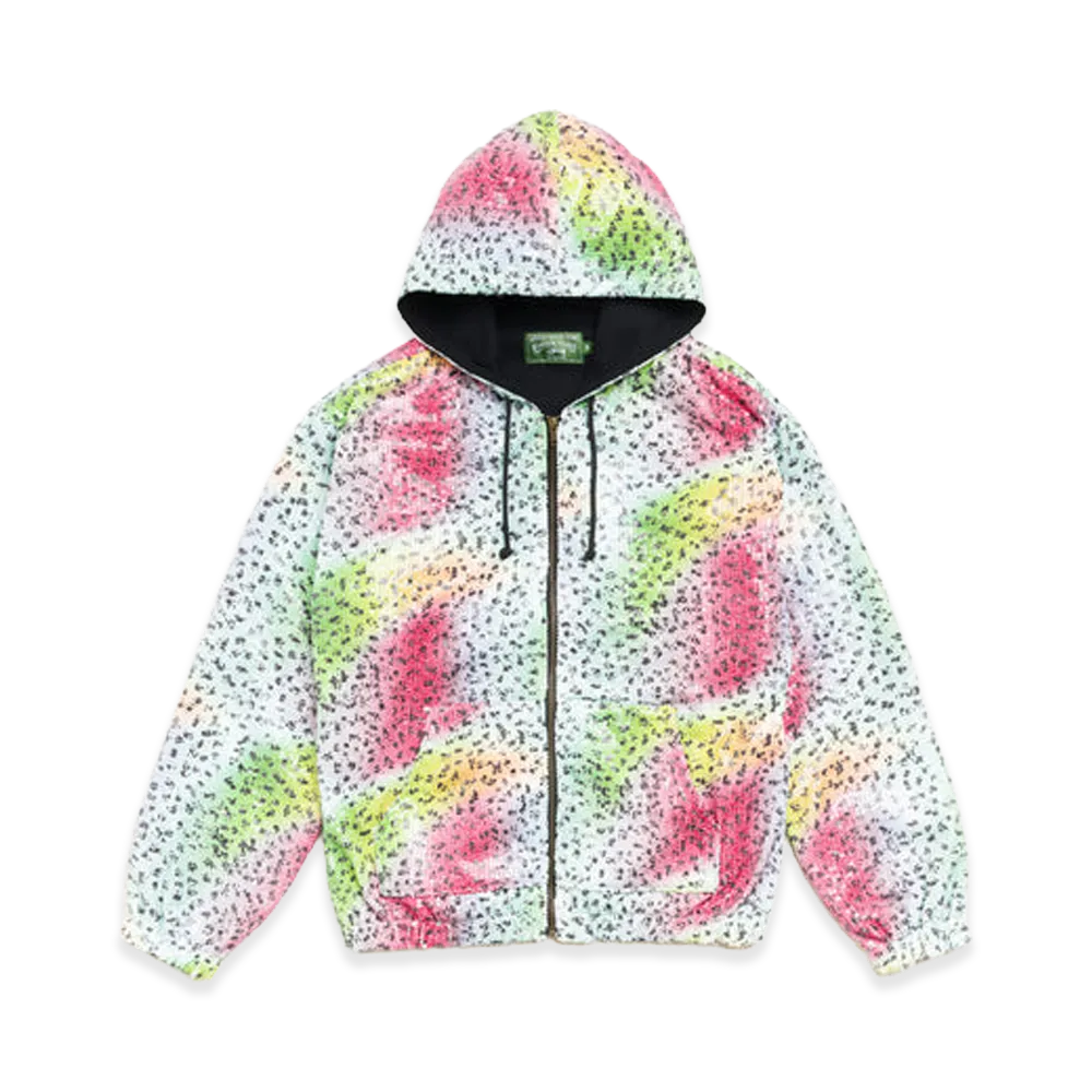 Stussy x Denim Tears Sequin Zip Hoodie Multi