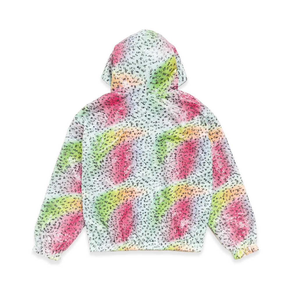 Stussy x Denim Tears Sequin Zip Hoodie Multi