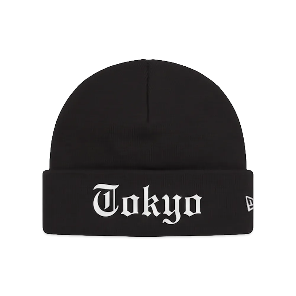 Supreme New Era Shop Beanie (Tokyo) Black