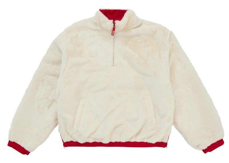 Supreme x Umbro Reversible Faux Fur Pullover Red