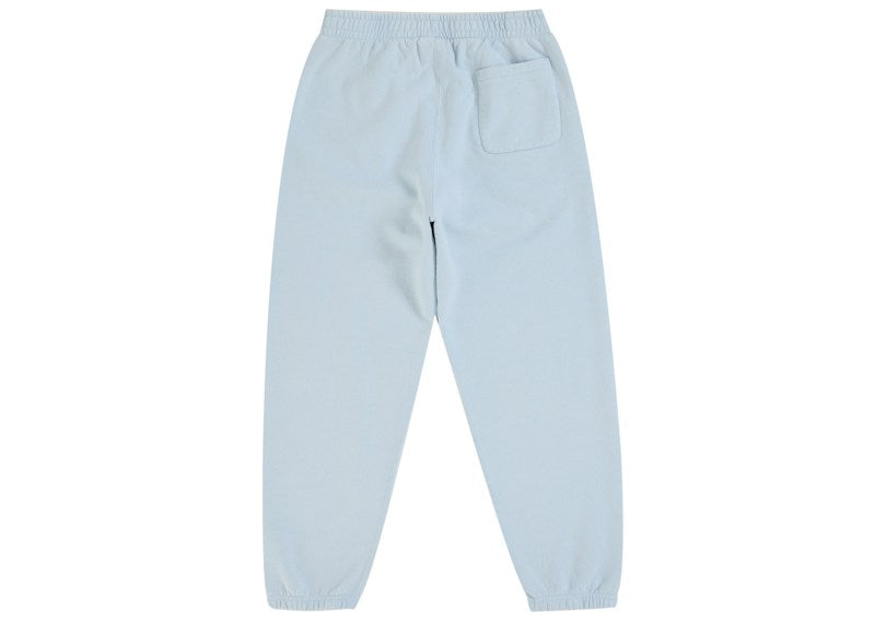 Supreme Washed Logo Sweatpant Light Blue