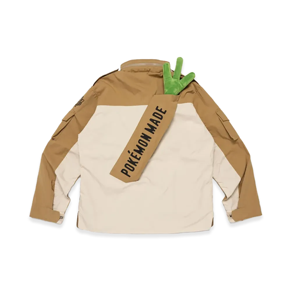 Human Made x Pokemon Farfetch'd Utility Jacket Beige