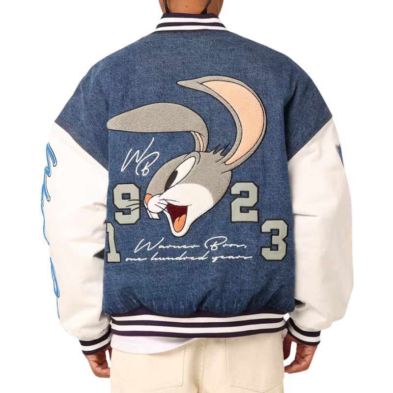 American Thrift X Warner Bros. 100 Years Varsity Jacket - Im Your Wardrobe