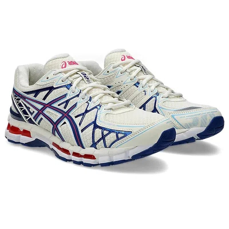 ASICS Gel - Kayano 20 Cream Blue Red - Im Your Wardrobe