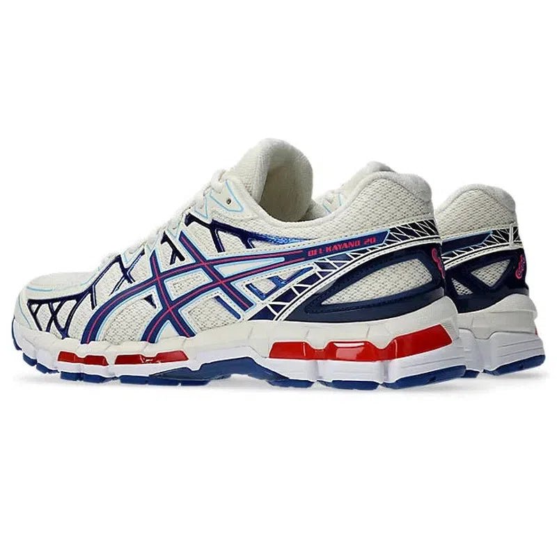 ASICS Gel - Kayano 20 Cream Blue Red - Im Your Wardrobe