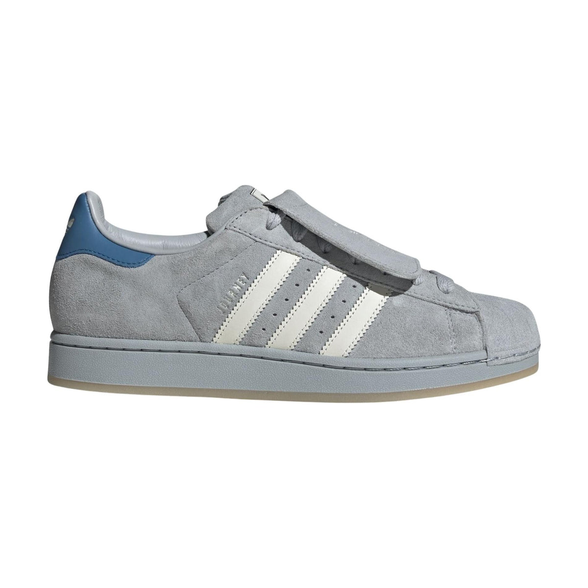 atmos x Pointless Journey x adidas Superstar 2 Clear Onix front