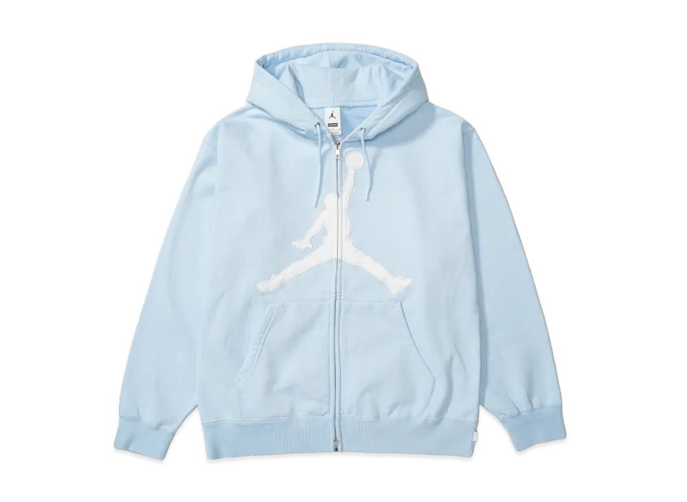 Supreme x Jordan Hooded Sweatshirt Light Blue