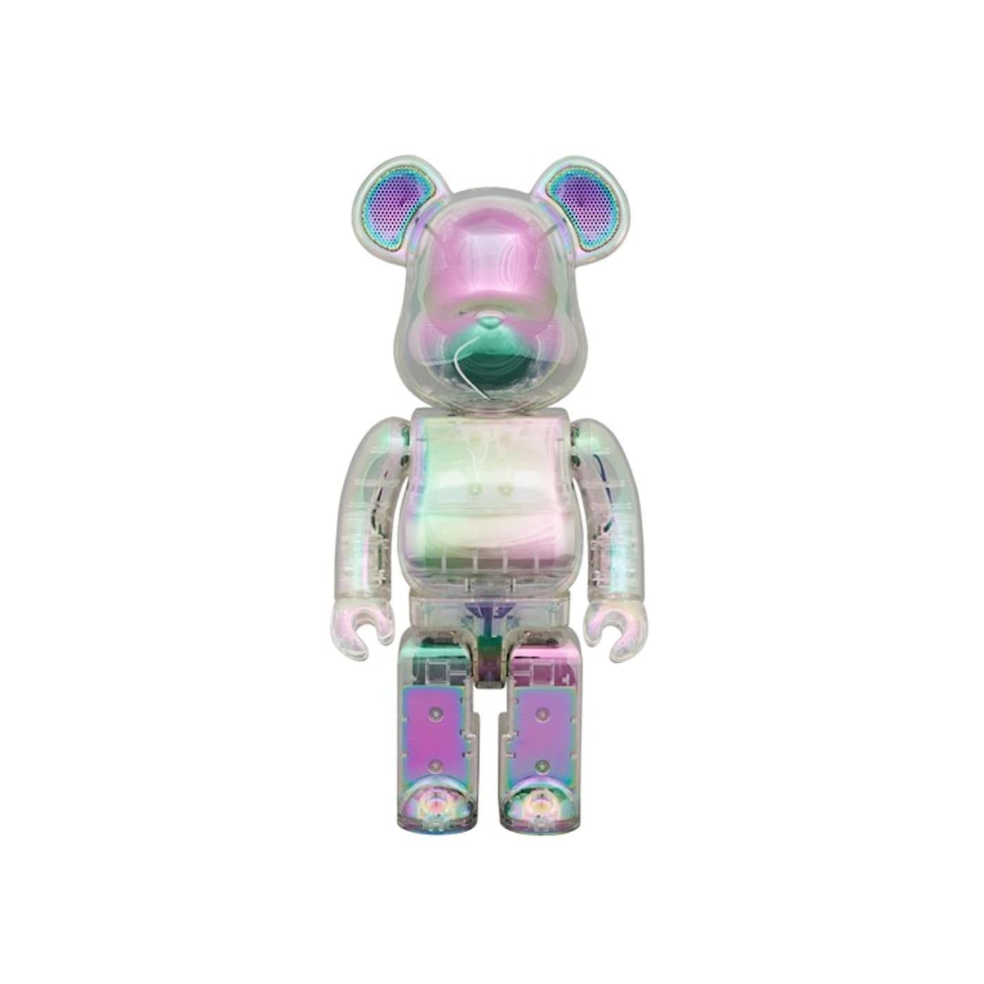 Bearbrick Audio Iridescent Portable Bluetooth Speaker 400% Crystal Halo