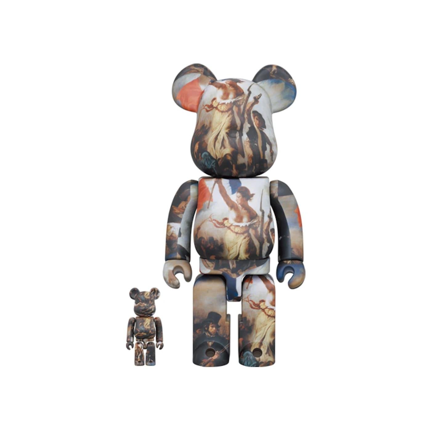 Bearbrick Eugène Delacroix (Liberty Leading the People) 100% & 400% Set